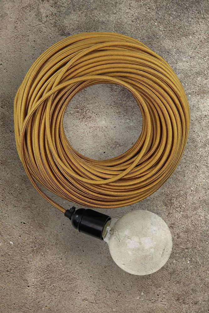 Zaffero Fabric Electrical Cord - Gold | Lighting | app store dev @@ABC ///[option4] 十月五日 11:53 