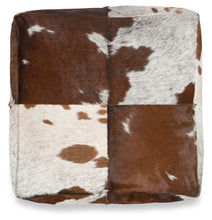 Load image into Gallery viewer, Home &amp; Giftware Square Block Cowhide Ottoman | Living | app store dev @@ABC ///[option4] 十月五日 11:53 
