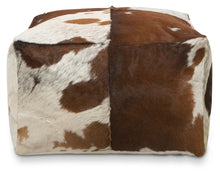 Load image into Gallery viewer, Home &amp; Giftware Square Block Cowhide Ottoman | Living | app store dev @@ABC ///[option4] 十月五日 11:53 
