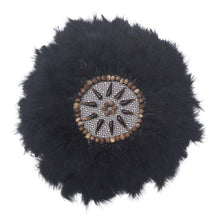 Load image into Gallery viewer, Bandhini Homewear Design Feather African Black Artwork 67cm x 85cm | Accessories | app store dev @@ABC ///[option4] 十月五日 11:53 
