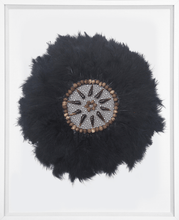 Load image into Gallery viewer, Bandhini Homewear Design Feather African Black Artwork 67cm x 85cm | Accessories | app store dev @@ABC ///[option4] 十月五日 11:53 
