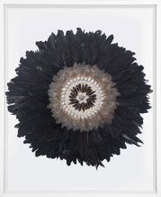Load image into Gallery viewer, Bandhini Homewear Design Feather Kubo Black Artwork 67cm x 85cm | Accessories | app store dev @@ABC ///[option4] 十月五日 11:53 
