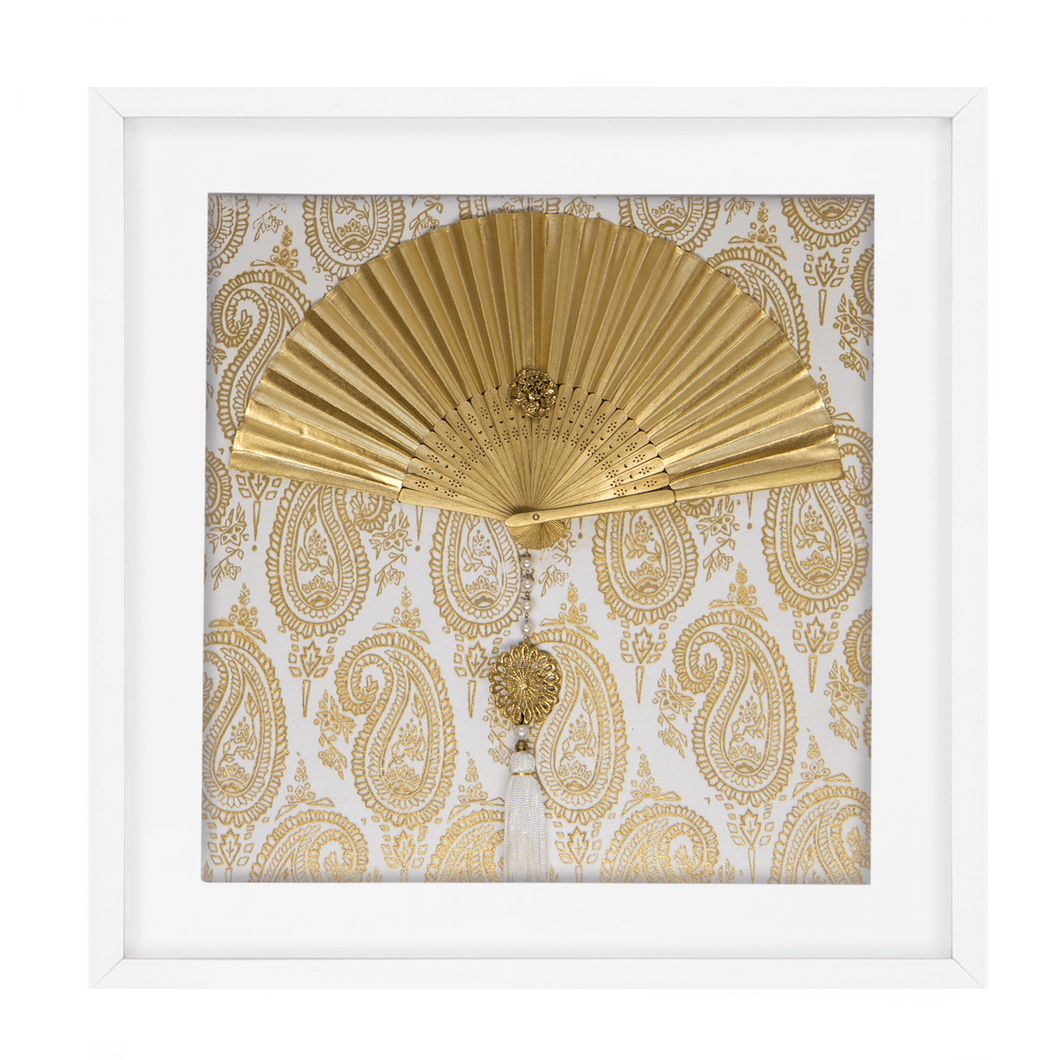 Bandhini Homewear Design Fan Tassel Gold Artwork 52 x 52 cm | Accessories | app store dev @@ABC ///[option4] 十月五日 11:53 
