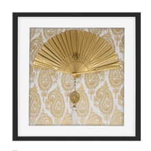 Load image into Gallery viewer, Bandhini Homewear Design Fan Tassel Gold Artwork 52 x 52 cm | Accessories | app store dev @@ABC ///[option4] 十月五日 11:53 
