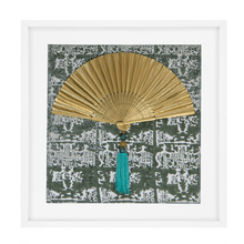 Load image into Gallery viewer, Bandhini Homewear Design Fan Tassel Green Artwork 52 x 52 cm | Accessories | app store dev @@ABC ///[option4] 十月五日 11:53 
