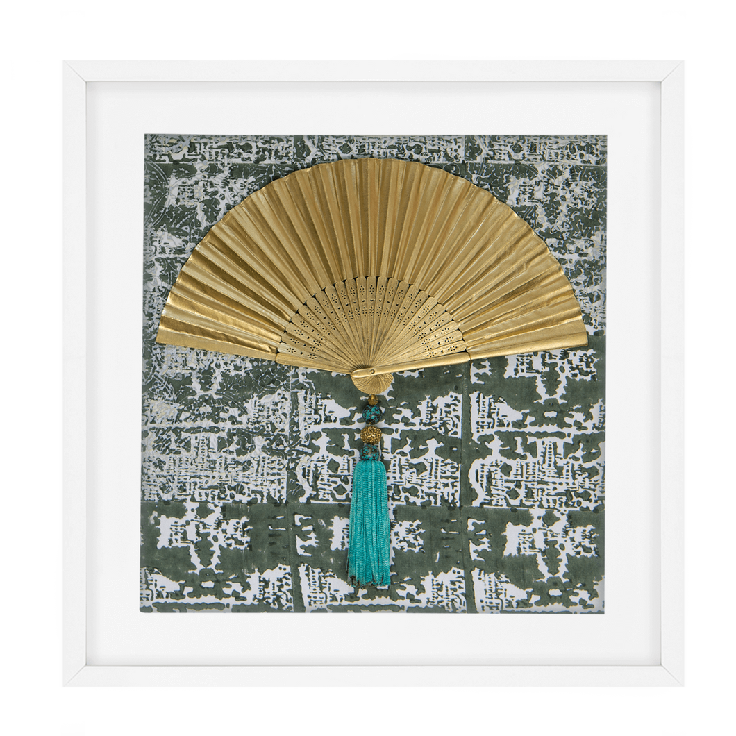 Bandhini Homewear Design Fan Tassel Green Artwork 52 x 52 cm | Accessories | app store dev @@ABC ///[option4] 十月五日 11:53 