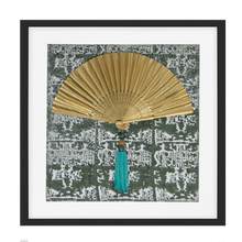 Load image into Gallery viewer, Bandhini Homewear Design Fan Tassel Green Artwork 52 x 52 cm | Accessories | app store dev @@ABC ///[option4] 十月五日 11:53 
