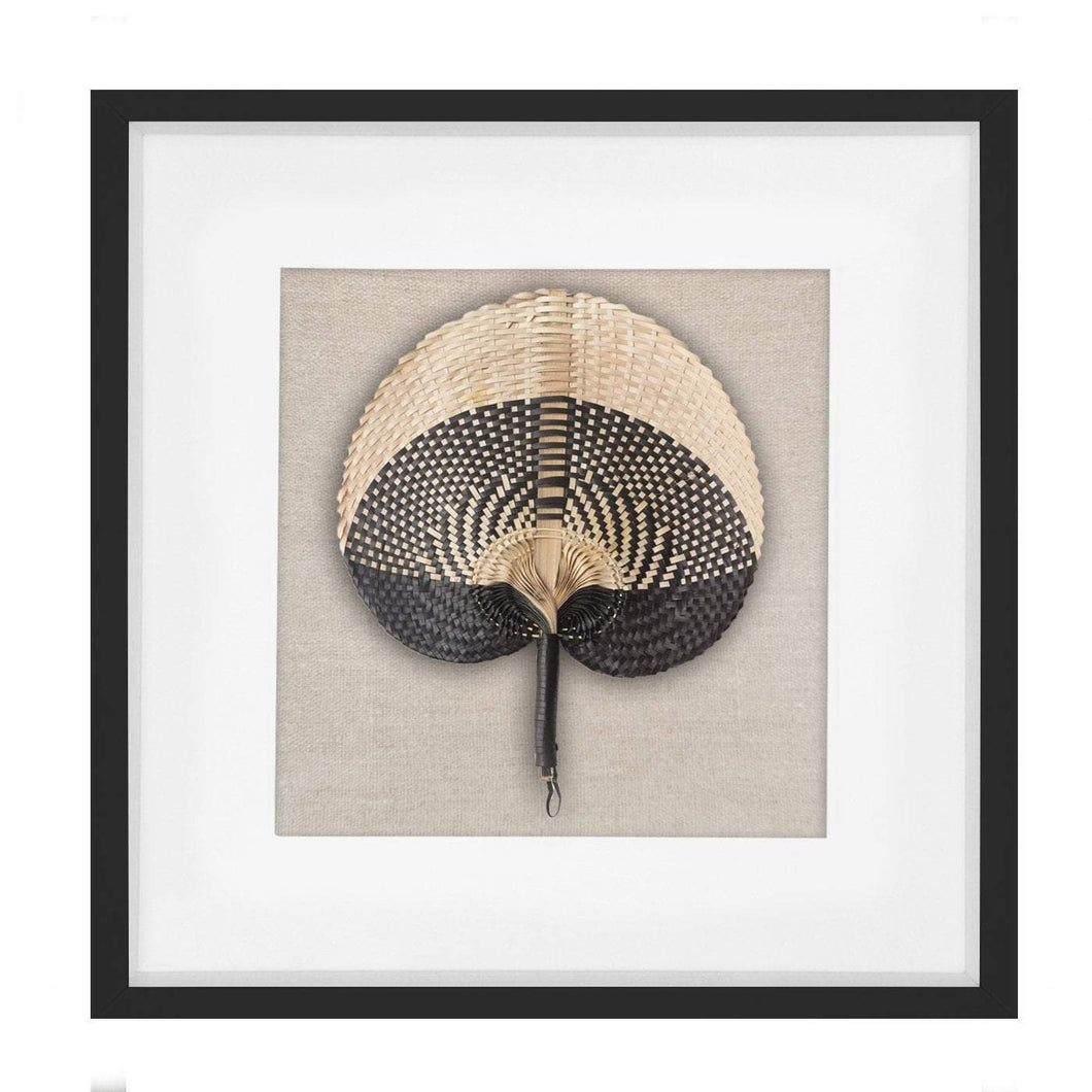 Bandhini Homewear Design Fan Black on Natural 52x52cm | Accessories | app store dev @@ABC ///[option4] 十月五日 11:53 
