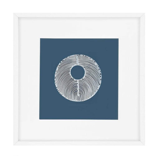 Bandhini Homewear Design Disc  Silver Navy Artwork 25x25cm | Accessories | app store dev @@ABC ///[option4] 十月五日 11:53 