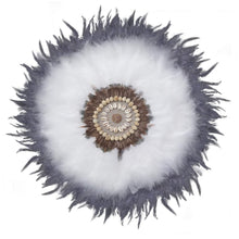 Load image into Gallery viewer, Bandhini Homewear Design Feather Latope White Artwork 67cm x 85cm | Accessories | app store dev @@ABC ///[option4] 十月五日 11:53 
