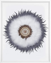 Load image into Gallery viewer, Bandhini Homewear Design Feather Latope White Artwork 67cm x 85cm | Accessories | app store dev @@ABC ///[option4] 十月五日 11:53 
