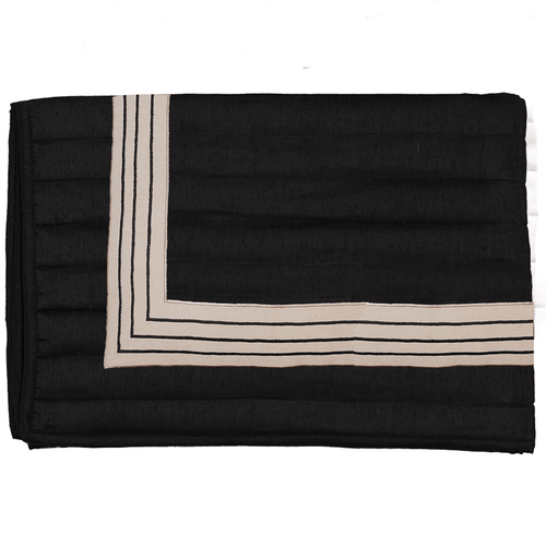Bandhini Homewear Design Braid Inner Panel Black Bedsash 76 x 229cm | Sleeping | app store dev @@ABC ///[option4] 十月五日 11:53 