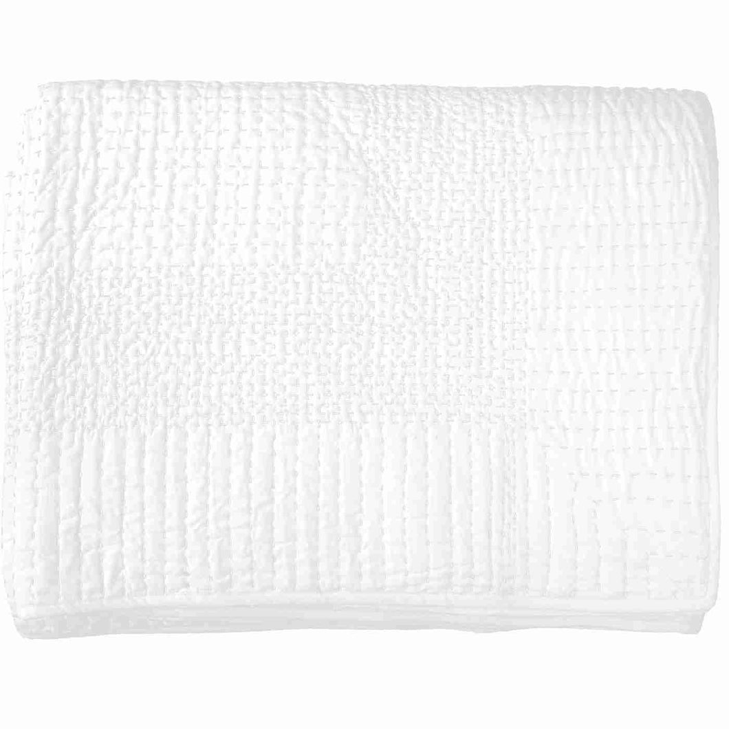 Bandhini Homewear Design Gudri Stitching White Bedsash with Black Stitching 76 x 229cm | Sleeping | app store dev @@ABC ///[option4] 十月五日 11:53 