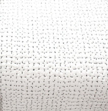 Load image into Gallery viewer, Bandhini Homewear Design Gudri Stitching White Bedsash with Black Stitching 76 x 229cm | Sleeping | app store dev @@ABC ///[option4] 十月五日 11:53 
