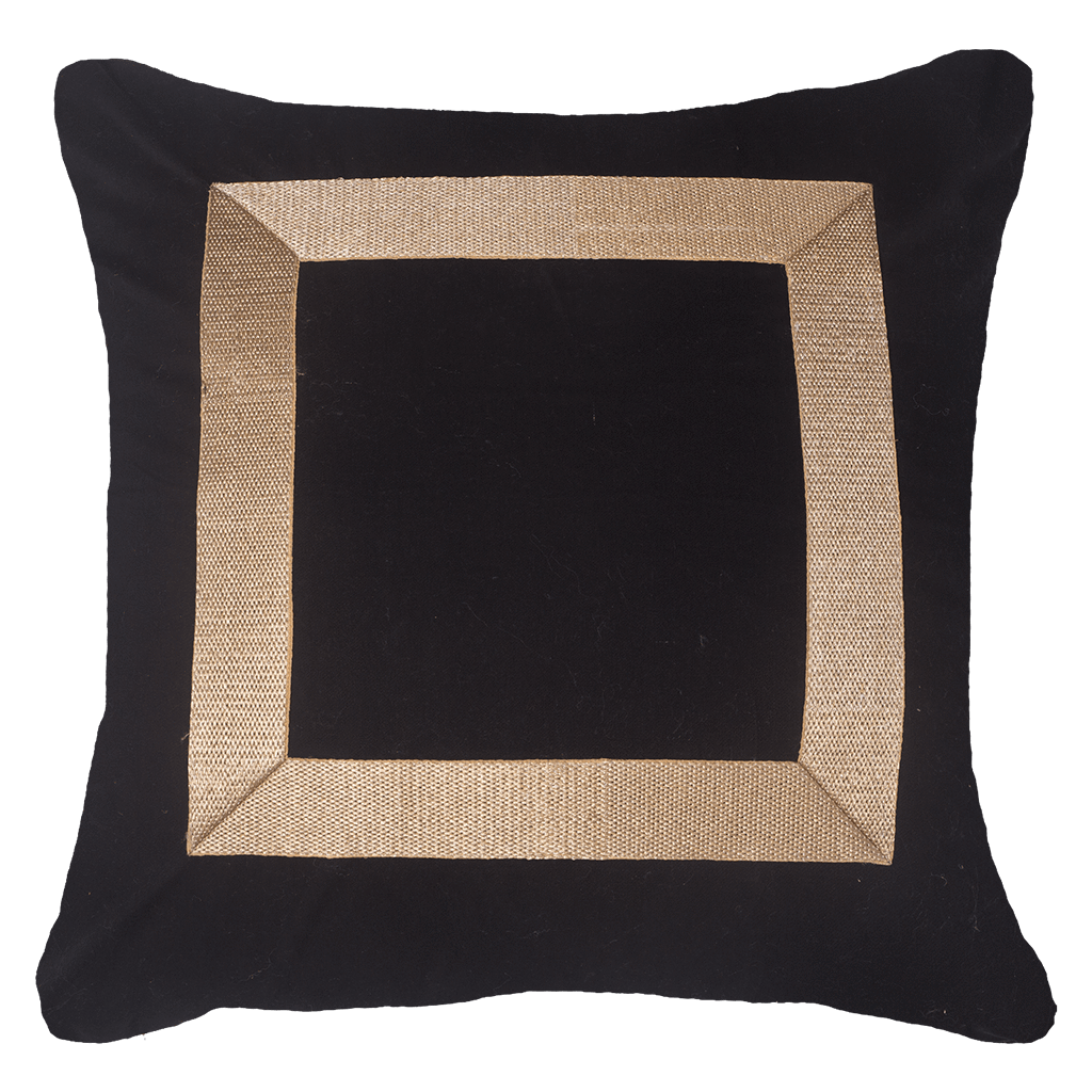 Bandhini Homewear Design Braid Gold Black Euro Cushion 65 x 65 cm | Accessories | app store dev @@ABC ///[option4] 十月五日 11:53 