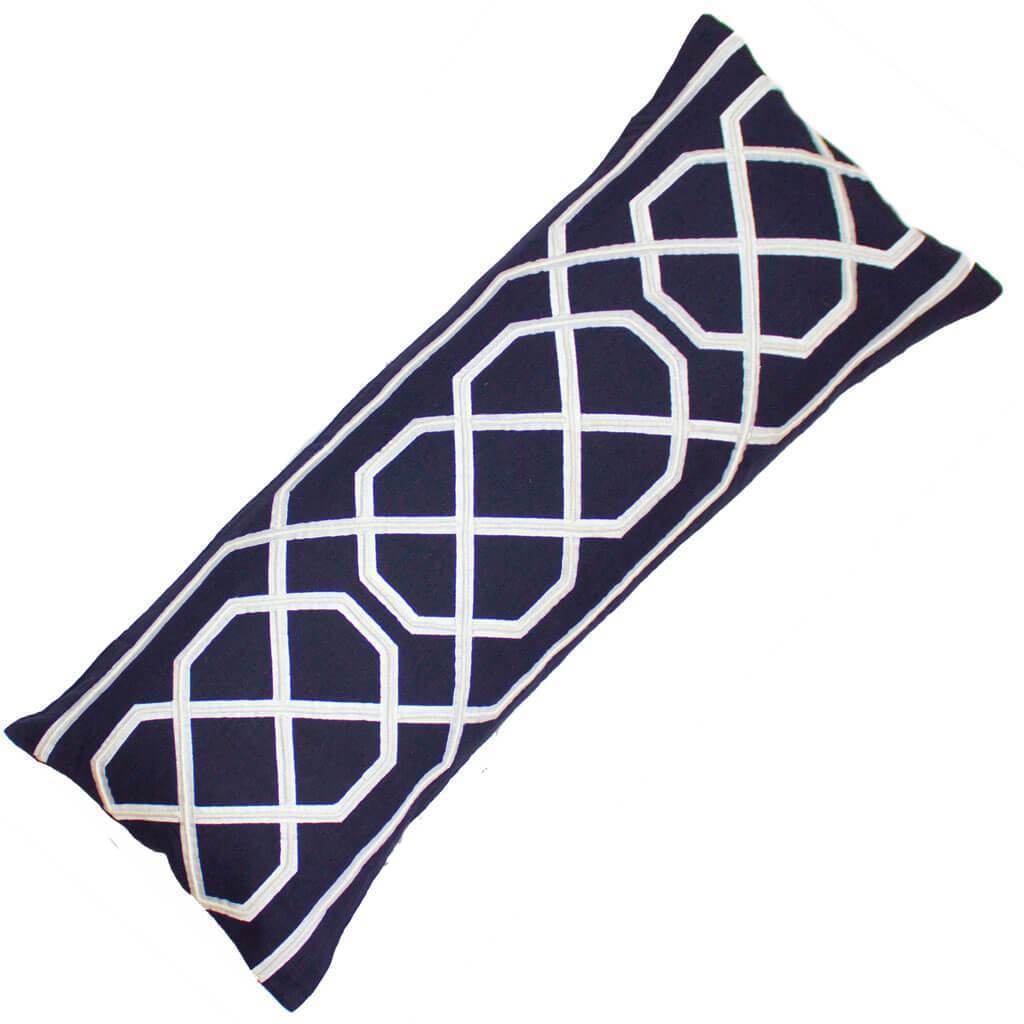 Bandhini Homewear Design Jagger Navy Long Lumber Cushion 35 x 90 cm | Accessories | app store dev @@ABC ///[option4] 十月五日 11:53 