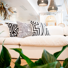 Load image into Gallery viewer, Bandhini Homewear Design Arrow Head Screen Black Lounge Cushion 55 x 55cm | Accessories | app store dev @@ABC ///[option4] 十月五日 11:53 
