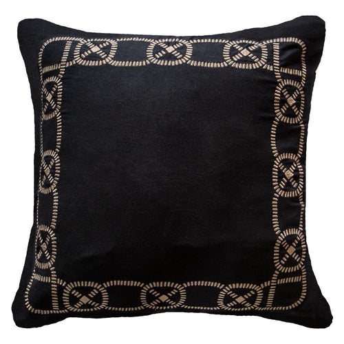 Bandhini Homewear Design Boat Knot Black Lounge Cushion 55 x 55cm | Accessories | app store dev @@ABC ///[option4] 十月五日 11:53 
