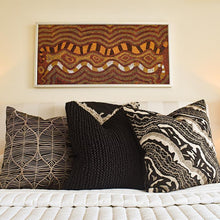 Load image into Gallery viewer, Bandhini Homewear Design Brahmin Moth Black Lounge Cushion | Accessories | app store dev @@ABC ///[option4] 十月五日 11:53 
