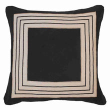 Load image into Gallery viewer, Bandhini Homewear Design Braid Inner Panel Black Lounge Cushion 55 x 55 cm | Accessories | app store dev @@ABC ///[option4] 十月五日 11:53 
