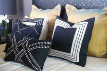 Load image into Gallery viewer, Bandhini Homewear Design Braid Inner Panel Black Lounge Cushion 55 x 55 cm | Accessories | app store dev @@ABC ///[option4] 十月五日 11:53 
