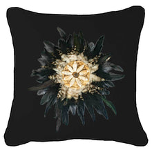 Load image into Gallery viewer, Bandhini Homewear Design Feather Shell Black Juju Black Lounge Cushion 55 x 55cm | Accessories | app store dev @@ABC ///[option4] 十月五日 11:53 
