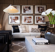 Load image into Gallery viewer, Bandhini Homewear Design Horse Bit Black Lounge Cushion 55 x 55cm | Accessories | app store dev @@ABC ///[option4] 十月五日 11:53 
