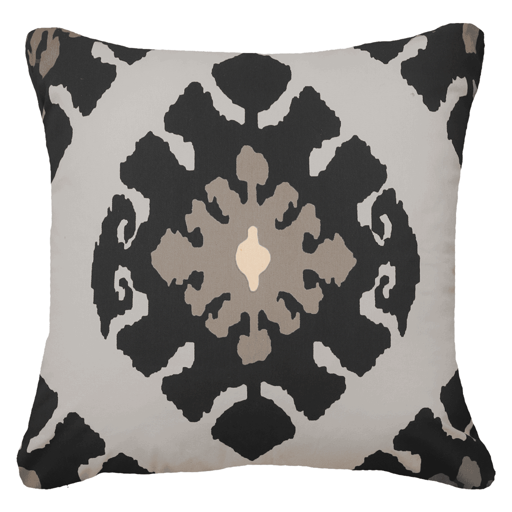 Bandhini Homewear Design Inner Ikats Black Lounge Cushion 55x55cm | Accessories | app store dev @@ABC ///[option4] 十月五日 11:53 