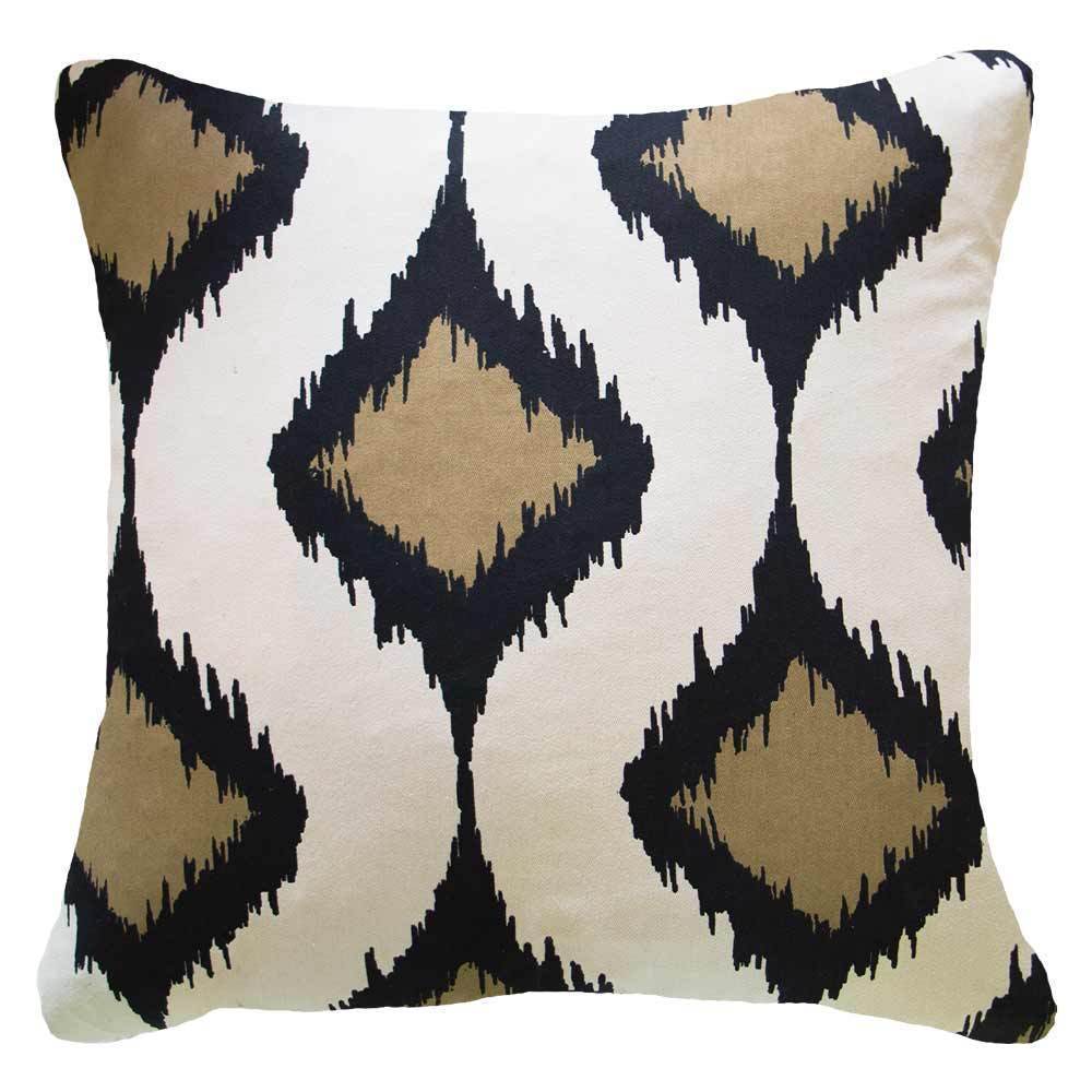Bandhini Homewear Design Inner Ikat Cluster Black Lounge Cushion 55 x 55 cm | Accessories | app store dev @@ABC Black/22 x 22//[option4] 十月五日 11:53 