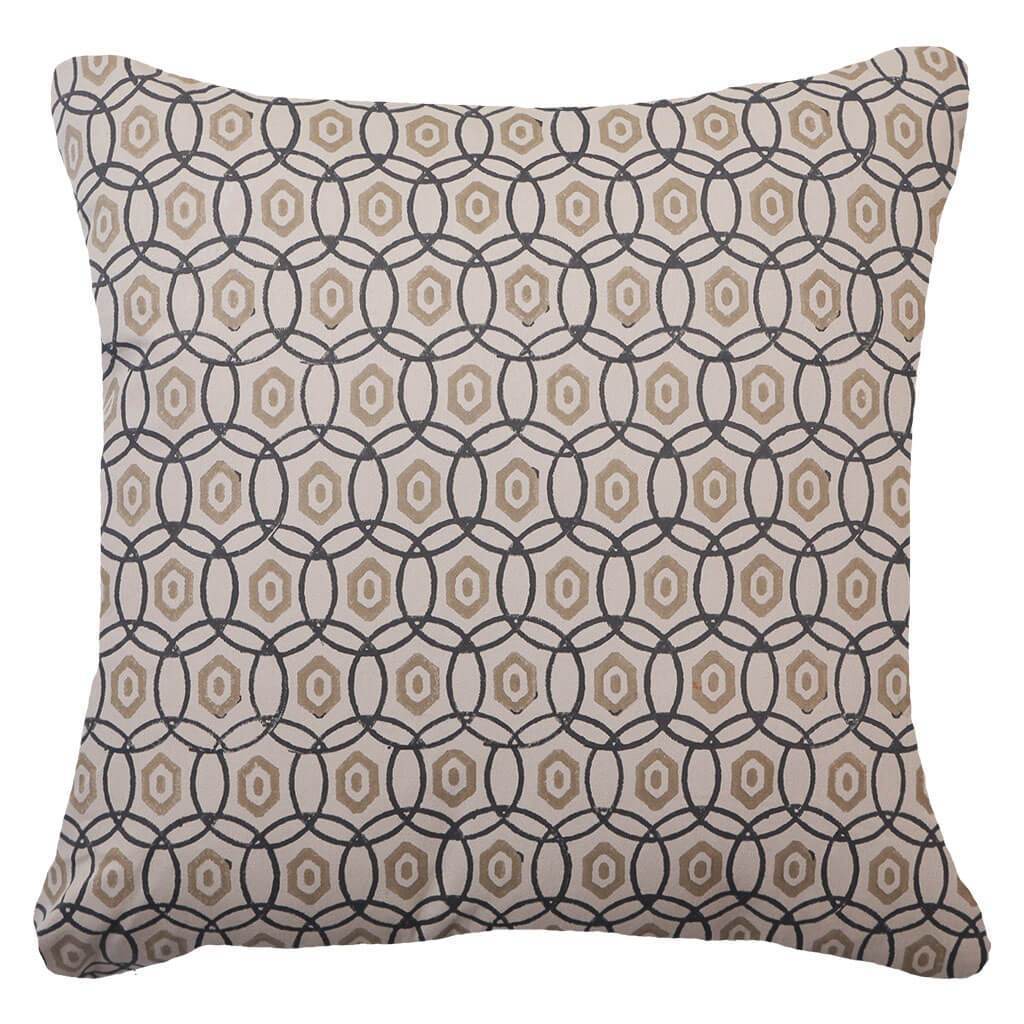 Bandhini Homewear Design Interlaced Black Lounge Cushion 55x55cm | Accessories | app store dev @@ABC ///[option4] 十月五日 11:53 