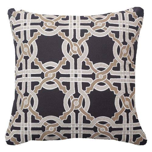 Bandhini Homewear Design Intertwined Black Lounge Cushion 55x55cm | Accessories | app store dev @@ABC ///[option4] 十月五日 11:53 