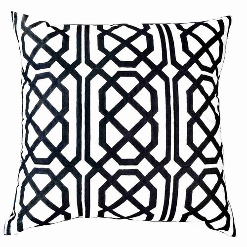 Bandhini Homewear Design Jagger Black & White Lounge Cushion 55 x 55 cm | Accessories | app store dev @@ABC ///[option4] 十月五日 11:53 