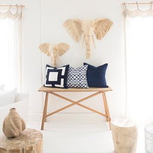 Load image into Gallery viewer, Bandhini Homewear Design Jagger Print Navy Lounge Cushion 55 x 55 cm | Accessories | app store dev @@ABC ///[option4] 十月五日 11:53 
