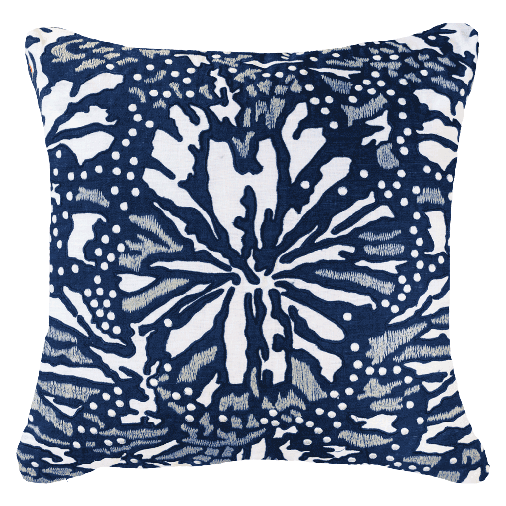 Bandhini Homewear Design Butterfly Navy Lounge Cushion 55cm x 55cm | Accessories | app store dev @@ABC ///[option4] 十月五日 11:53 