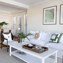 Load image into Gallery viewer, Bandhini Homewear Design Horn Button White Lounge Cushion 55 x 55cm | Accessories | app store dev @@ABC ///[option4] 十月五日 11:53 
