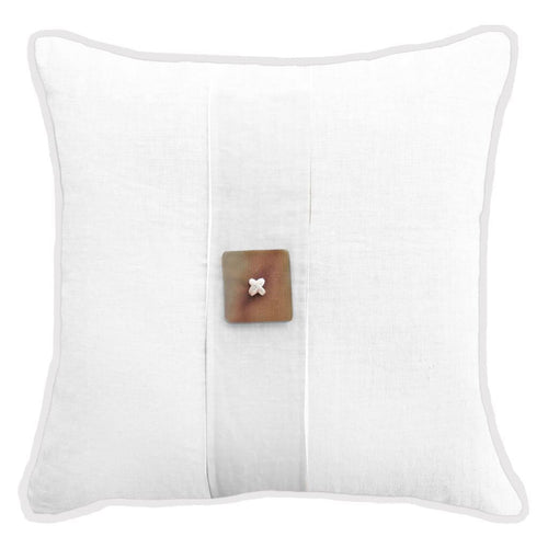 Bandhini Homewear Design Horn Button White Lounge Cushion 55 x 55cm | Accessories | app store dev @@ABC ///[option4] 十月五日 11:53 