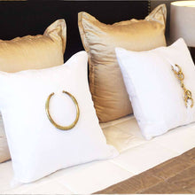 Load image into Gallery viewer, Bandhini Homewear Design Horse Bit White Lounge Cushion 55x55cm | Accessories | app store dev @@ABC ///[option4] 十月五日 11:53 
