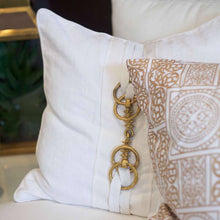 Load image into Gallery viewer, Bandhini Homewear Design Horse Bit White Lounge Cushion 55x55cm | Accessories | app store dev @@ABC ///[option4] 十月五日 11:53 
