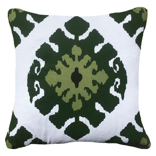 Bandhini Homewear Design Inner Ikat Emerald Lounge Cushion 55 x 55cm | Accessories | app store dev @@ABC ///[option4] 十月五日 11:53 