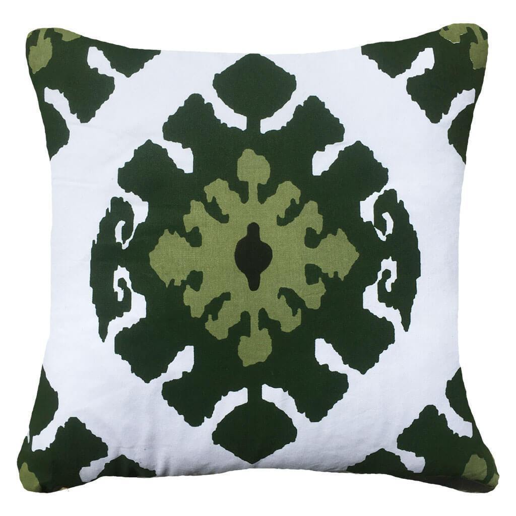 Bandhini Homewear Design Inner Ikat Emerald Lounge Cushion 55 x 55cm | Accessories | app store dev @@ABC ///[option4] 十月五日 11:53 