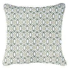 Load image into Gallery viewer, Bandhini Homewear Design Interlaced Emerald Lounge Cushion 55 x 55cm | Accessories | app store dev @@ABC ///[option4] 十月五日 11:53 
