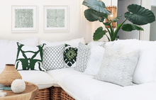 Load image into Gallery viewer, Bandhini Homewear Design Interlaced Emerald Lounge Cushion 55 x 55cm | Accessories | app store dev @@ABC ///[option4] 十月五日 11:53 
