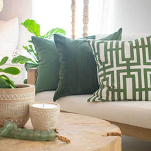 Load image into Gallery viewer, Bandhini Homewear Design Jade Screen Emerald Lounge Cushion 55 x 55cm | Accessories | app store dev @@ABC ///[option4] 十月五日 11:53 

