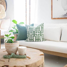 Load image into Gallery viewer, Bandhini Homewear Design Jade Screen Emerald Lounge Cushion 55 x 55cm | Accessories | app store dev @@ABC ///[option4] 十月五日 11:53 
