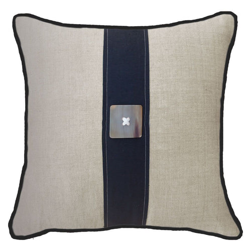 Bandhini Homewear Design Horn Button Linen Lounge Cushion 55 x 55 cm | Accessories | app store dev @@ABC ///[option4] 十月五日 11:53 