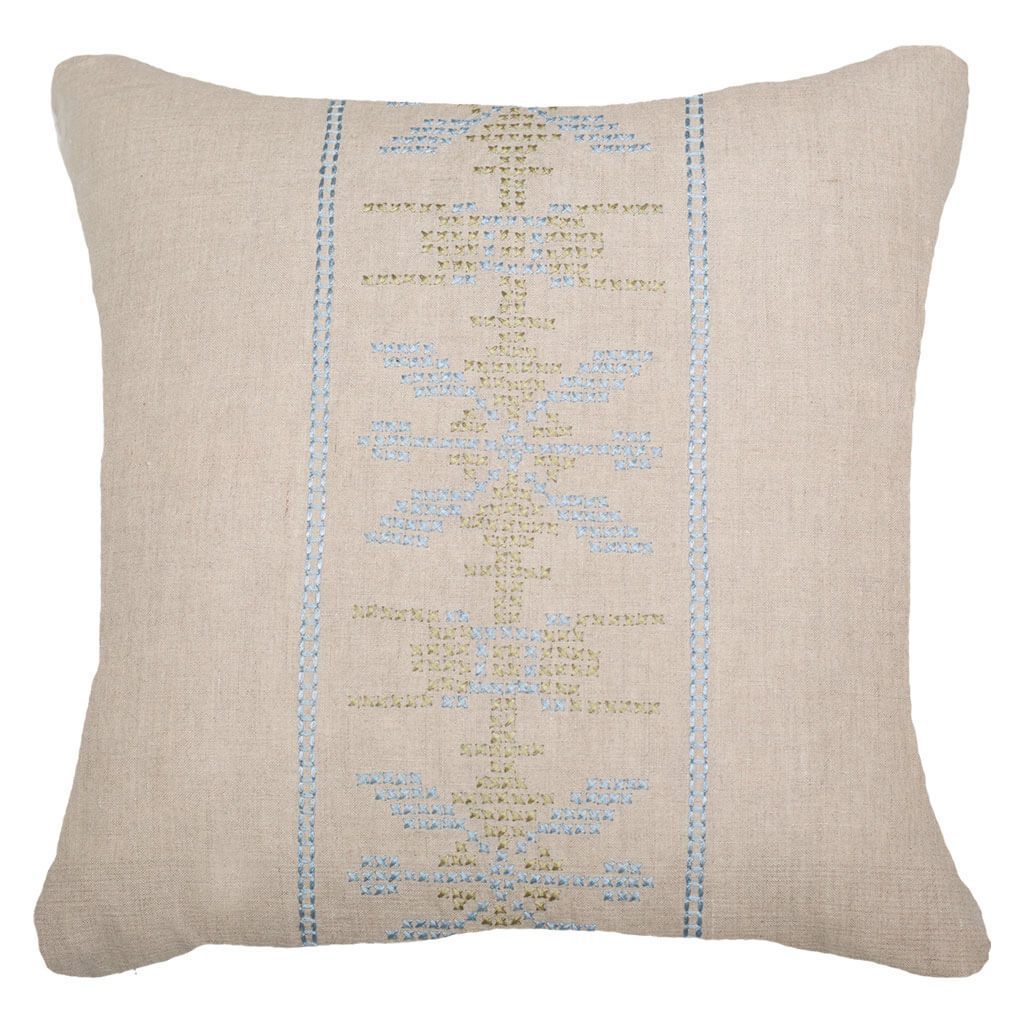 Bandhini Homewear Design Cross Stitch Natural Lounge Cushion 55x55cm | Accessories | app store dev @@ABC ///[option4] 十月五日 11:53 