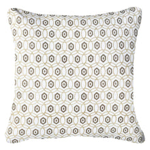 Load image into Gallery viewer, Bandhini Homewear Design Interlaced Natural Lounge Cushion 55x55cm | Accessories | app store dev @@ABC ///[option4] 十月五日 11:53 
