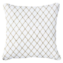 Load image into Gallery viewer, Bandhini Homewear Design Intermeshed Natural Lounge Cushion 55x55cm | Accessories | app store dev @@ABC ///[option4] 十月五日 11:53 
