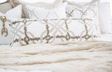 Load image into Gallery viewer, Bandhini Homewear Design Intertwined Natural Lounge Cushion 55x55cm | Accessories | app store dev @@ABC ///[option4] 十月五日 11:53 
