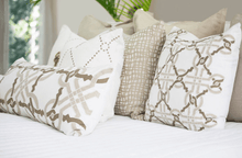 Load image into Gallery viewer, Bandhini Homewear Design Intertwined Natural Lounge Cushion 55x55cm | Accessories | app store dev @@ABC ///[option4] 十月五日 11:53 
